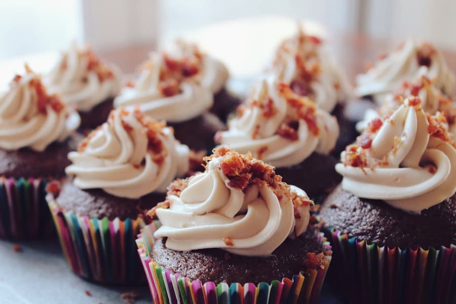 Tiered cupcakes for event display